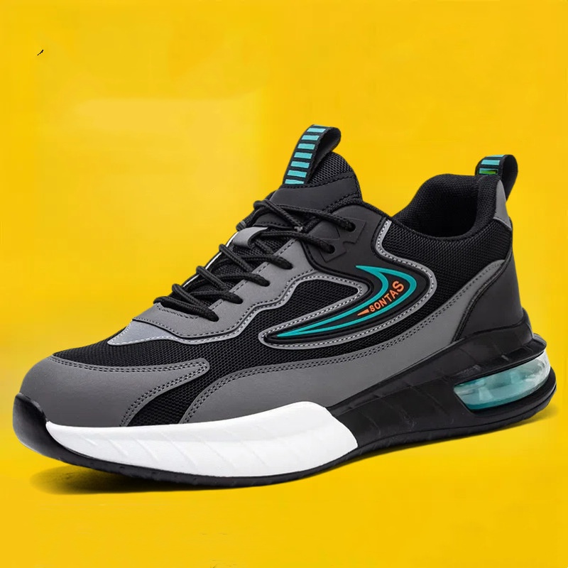 Mens Fashion Trainers - Moda masculina biqueira de aço sapatos