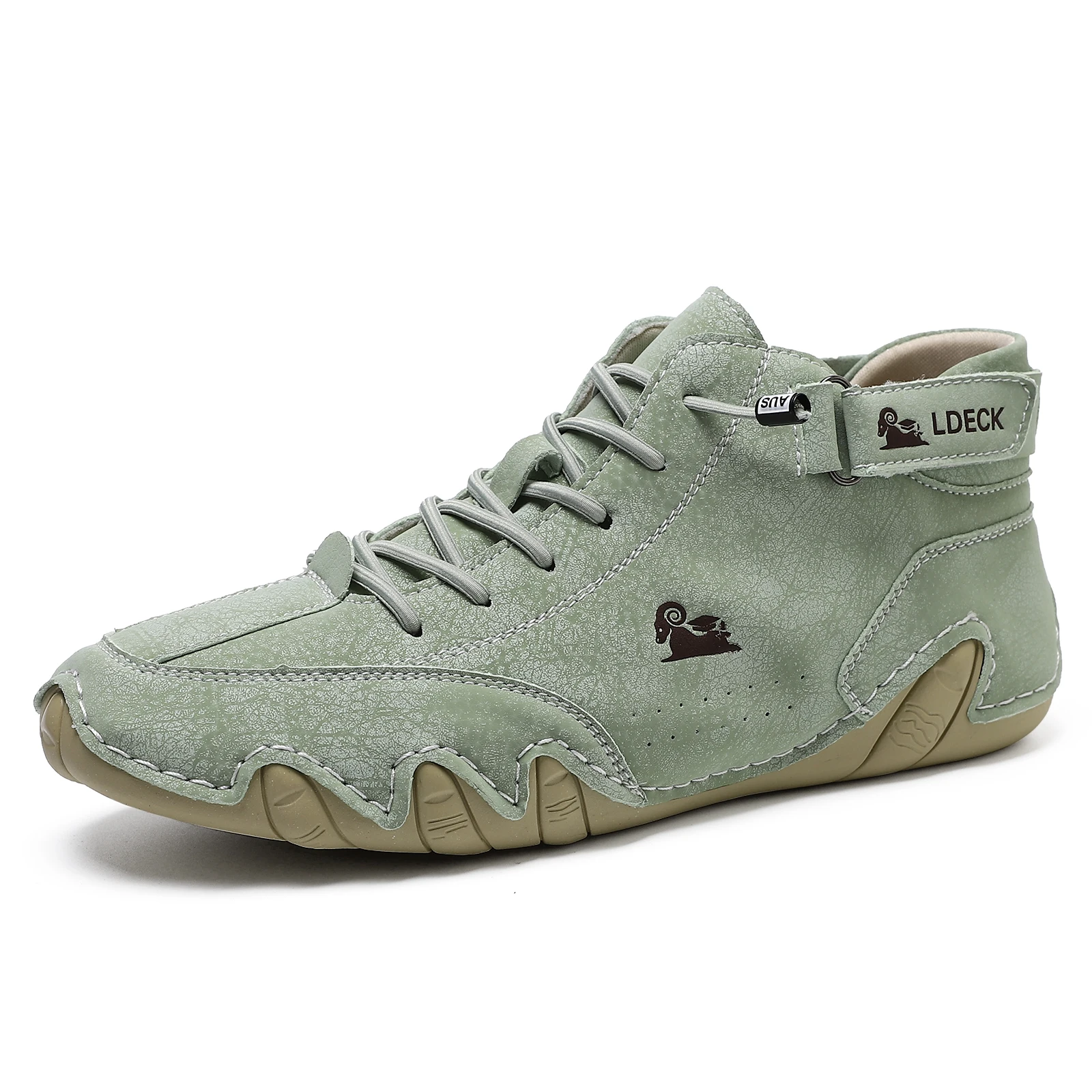 Mens Fashion Trainers - Botas de Couro Masculinas, Botas de