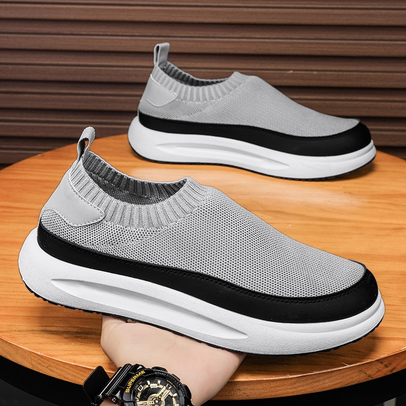 Mens Fashion Trainers - 2025 novos sapatos masculinos malha respirável
