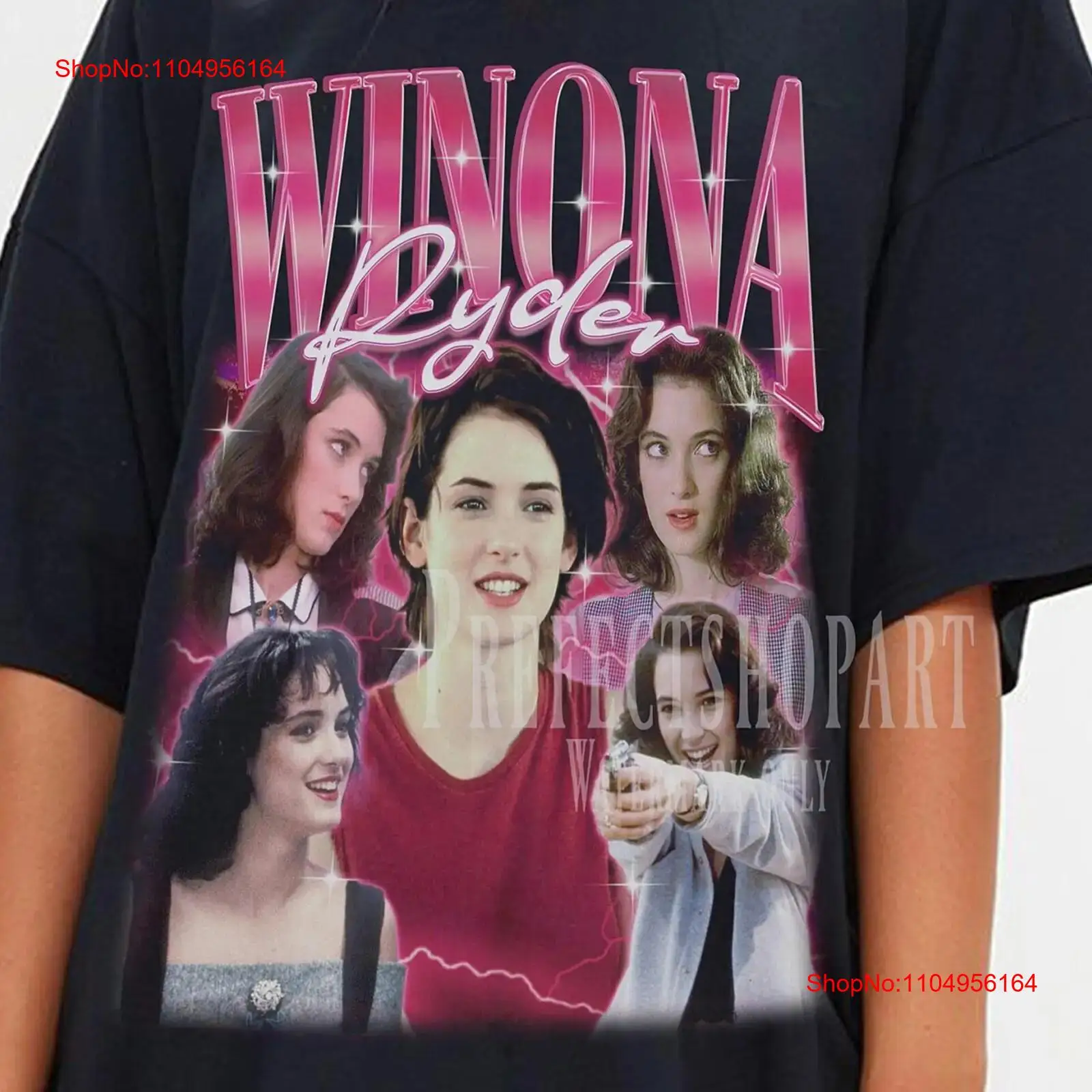 Poster Men Fashion - Winona ryder t camisa merch fã
