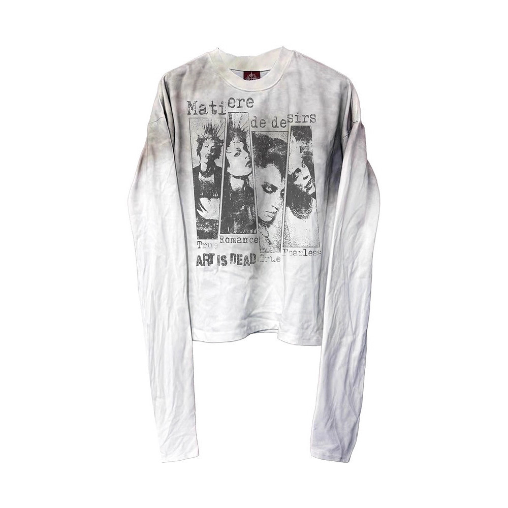 Camiseta de manga comprida com - Men'S Fashion T Shirts avaliação e preço