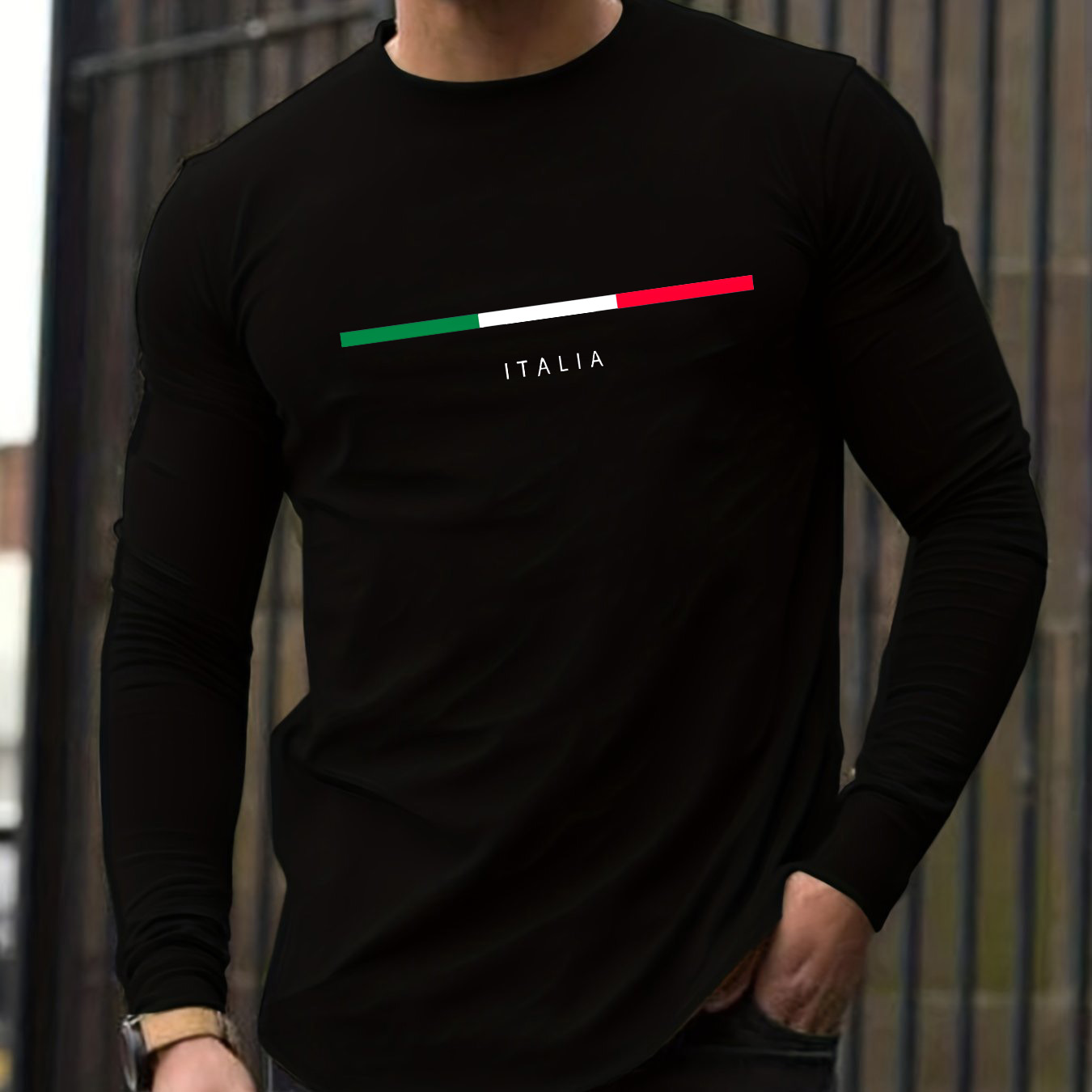 Camiseta masculina de manga co - Men'S Fashion T Shirts avaliação e preço