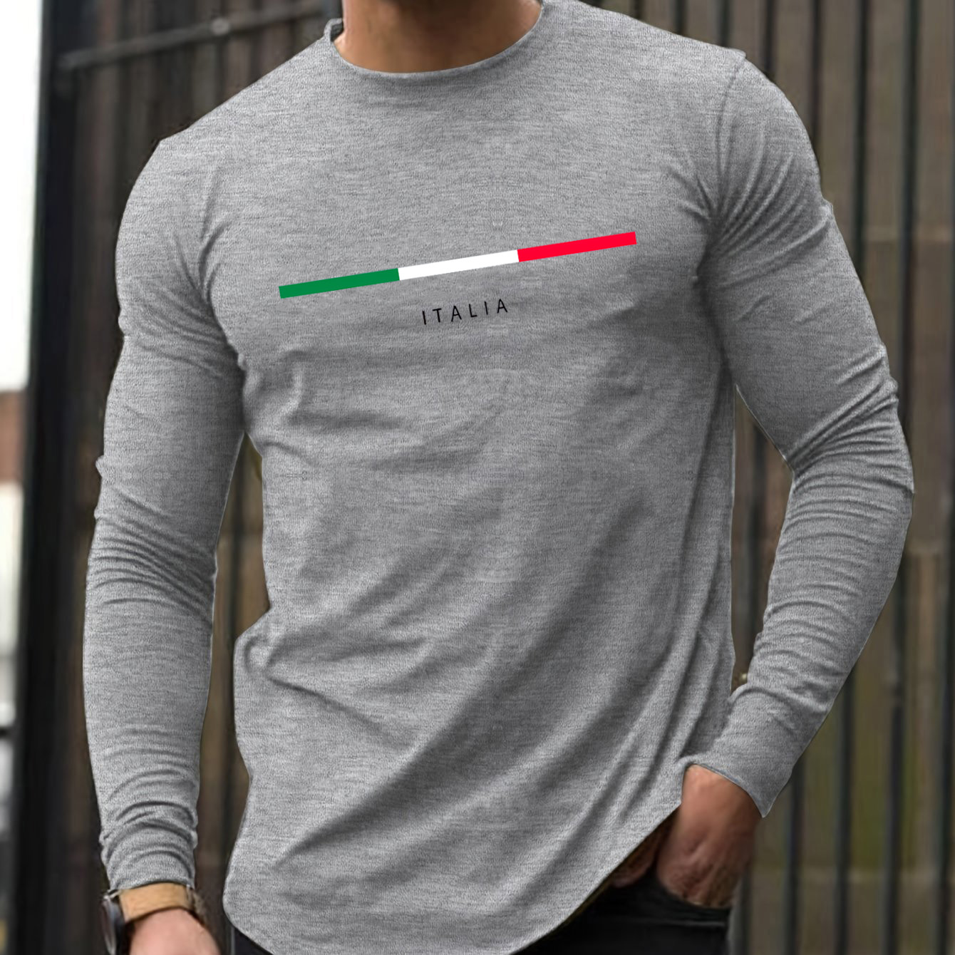 Camiseta masculina de manga co - Men'S Fashion T Shirts avaliação e preço