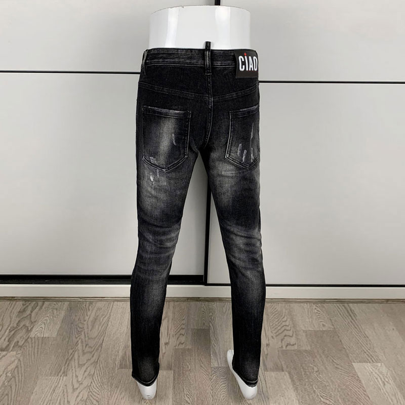 Moda de rua masculina apertado - Men'S Fashion Grey Jeans avaliação e preço