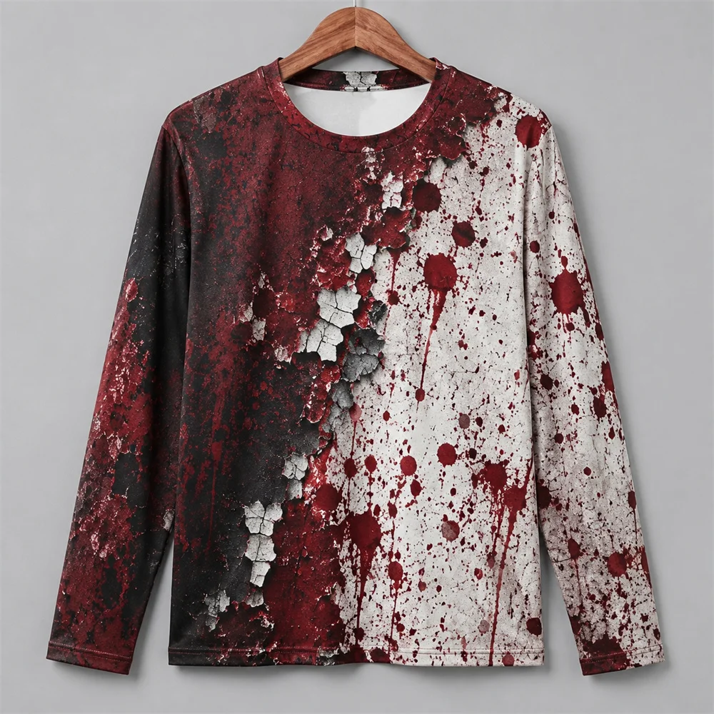 Camiseta de manga comprida com - Men'S Fashion T Shirts avaliação e preço