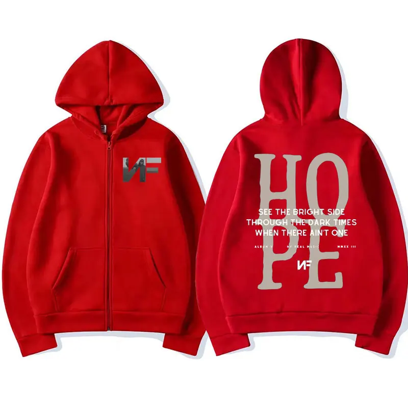 Moletom com Zíper da Rapper NF - Mens Fashion Zip Up Hoodies avaliação e preço