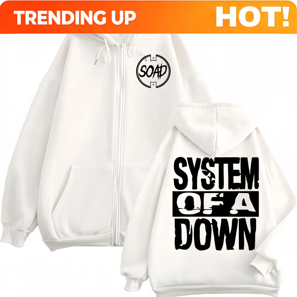 Moletom com Zíper Estampado da - Mens Fashion Zip Up Hoodies avaliação e preço