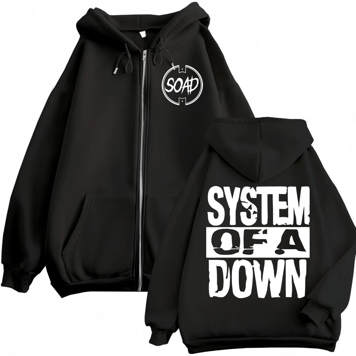 Moletom com Zíper Estampado da - Mens Fashion Zip Up Hoodies avaliação e preço