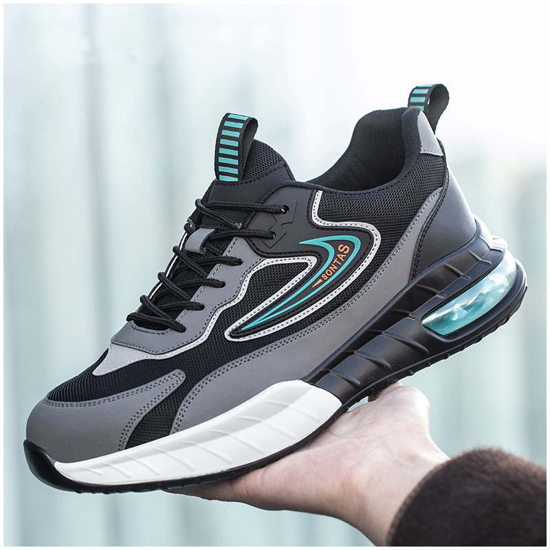 Moda masculina biqueira de aço - Mens Fashion Trainers avaliação e preço