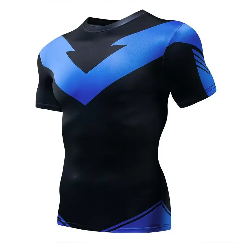 Camiseta de Compressão Masculi - Mens Fashion Summer avaliação e preço