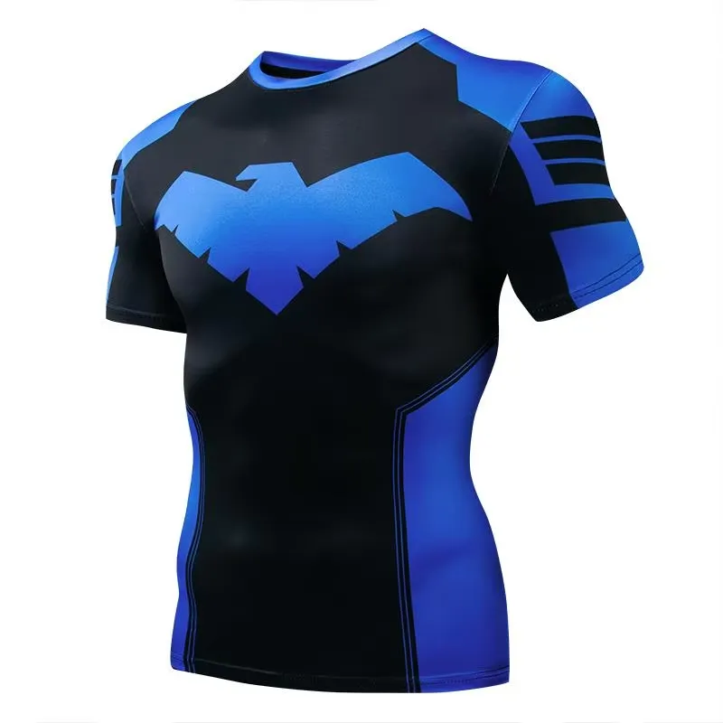 Camiseta de Compressão Masculi - Mens Fashion Summer avaliação e preço