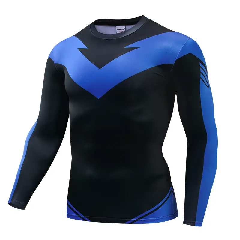 Camiseta de Compressão Masculi - Mens Fashion Summer avaliação e preço