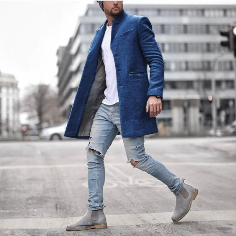 Casaco Masculino de Compriment - Men'S Fashion X avaliação e preço