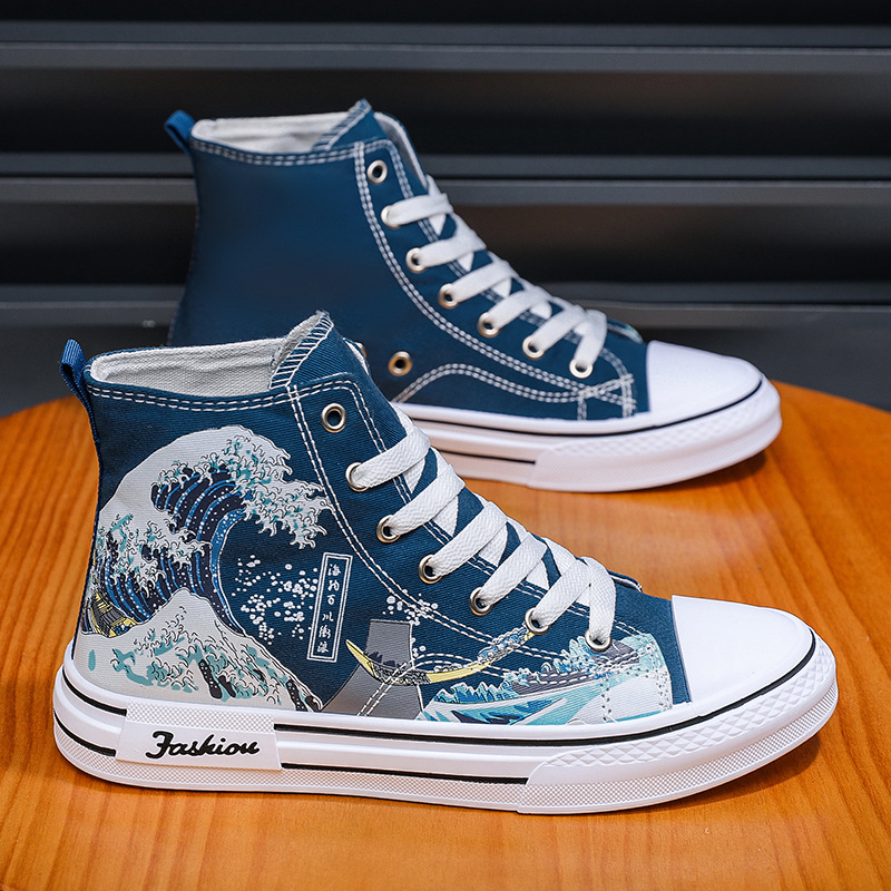 Tênis Masculino Cano Alto de L - Mens Fashion Trainers avaliação e preço